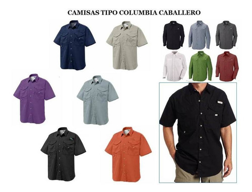 Imagen 1 de 4 de Camisas Tipo Columbia