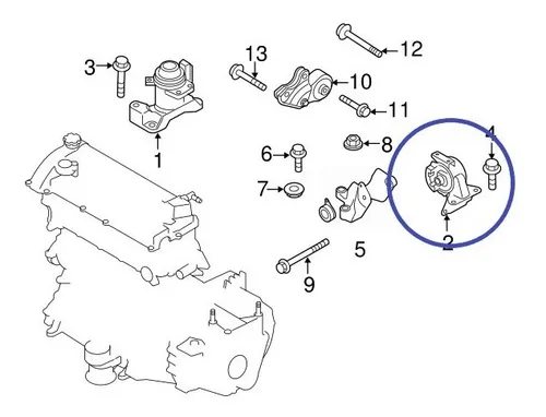 Soporte Motor Izquierdo Para Mazda Cx-9 (2007/2016)