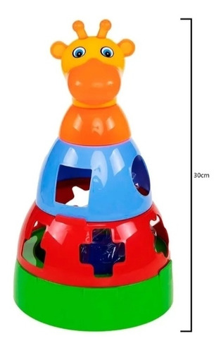 Imagem 6 de 10 de Kit 2 Brinquedos Cubo Educativo Dático Encaixe Bebe Infantil