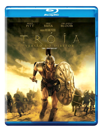 Tróia - Blu-ray - Brad Pitt - Eric Bana - Orlando Bloom