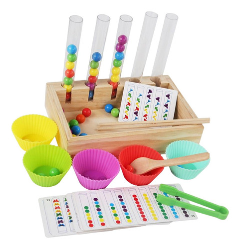 Rainbow Balls In Cups Sorter Game Juego De Cuentas Para