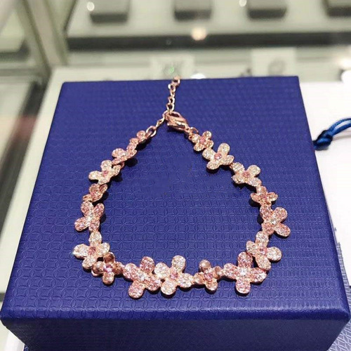Pulsera De Pétalos De Trébol De Cuatro Hojas Para Mujer