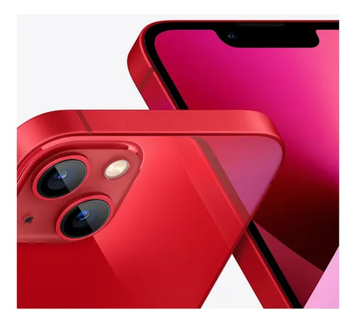 Apple iPhone 13 (128 Gb) - Rojo Red Product Sim Fisico Liberado - Grado A+ Excelente (Reacondicionado)