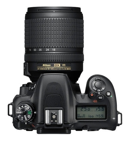 Nikon Kit D7500 + lente 18-140mm ED VR DSLR color negro