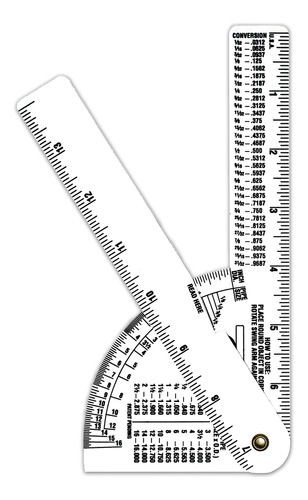 Calibrador De Tuberia/pinza De Diametro Y Regla - Fraccionar