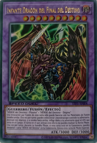 Yugioh! Tcg Infante Dragón Del Final D Stp5-sp004 Speed Duel