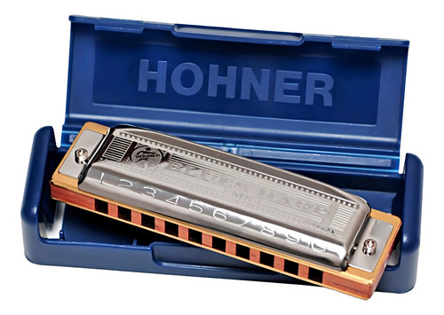 Gaita Hohner Harmônica Blues Harp C/ Estojo Em Mi E