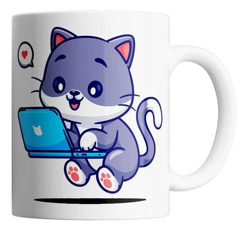 Taza De Cerámica Memes Gatos Varios Modelos A Elegir En Caja Compu