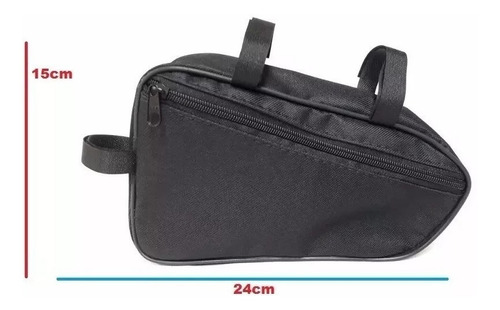 Bolsa Triangular Para Bike Fixada No Quadro