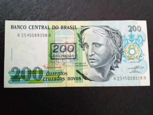 Cédula De 200 Cruzeiros C.212 De 1990 Nova Fe Lote 913