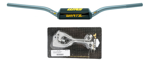 Manubrio Wr5 Gris + Manijas Honda Crf450 02-03 Wirtz