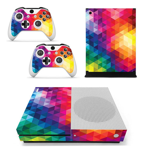 Skin De Vinilo Para Consola Xbox One Slim Y Controladores