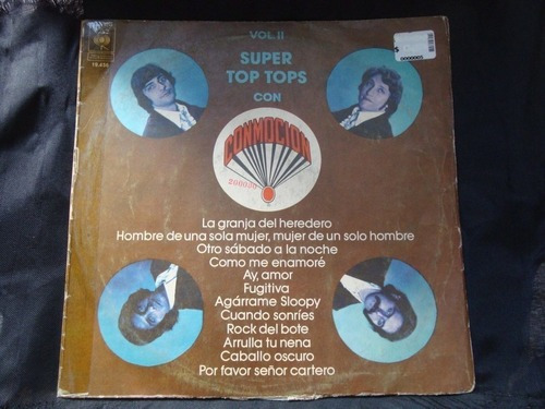 Vinilo Conmocion Super Top Tops Volumen 2  Libros Del Mundo