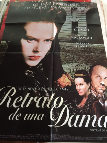 Poster Retrato De Una Dama  Nicole Kidman Original 1997