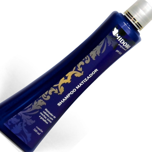 Kit 2 Shampoo Matizador Midori Profissional 500ml