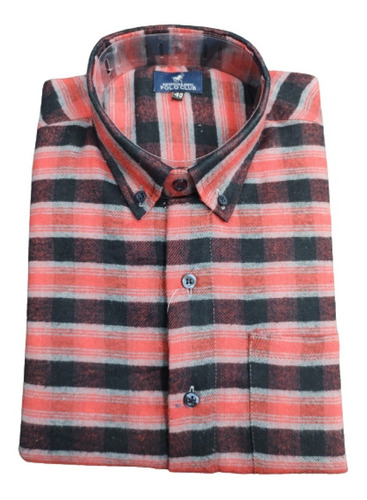 Camisa De Invierno Viyela Hombre Tipo Leñadora A Cuadros