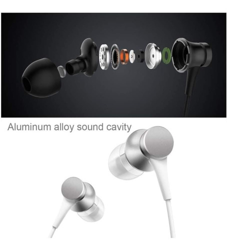 Imagen 7 de 10 de Auriculares Xiaomi Original Mi Basic In Ear 3,5mm