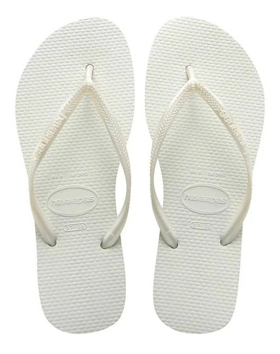 Ojotas Havaianas Slim Originales Mujer Tira Fina - Olivos