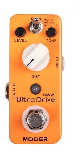 Micro Pedal Distorsión Para Guitarra Mooer Ultra Drive Mki 