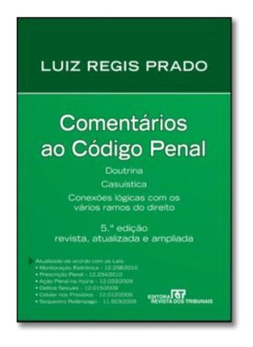 Comentarios Ao Codigo Penal - 5ª Ed