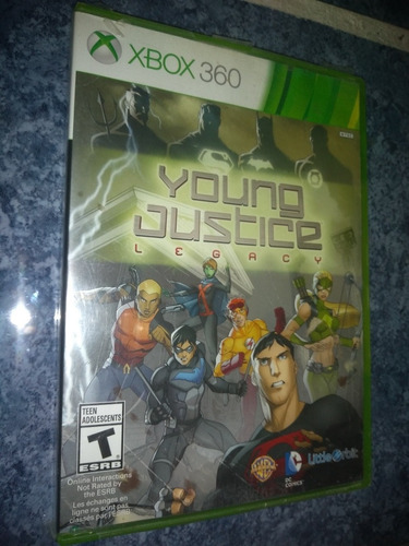 Xbox 360 Live Videogame Young Justice Legacy Dc Comic Físico