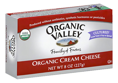Queso Crema Valley Orgánico 227g