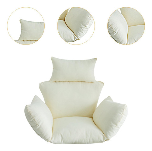 Cojín Colgante Para Silla Con Forma De Huevo, Con Beige