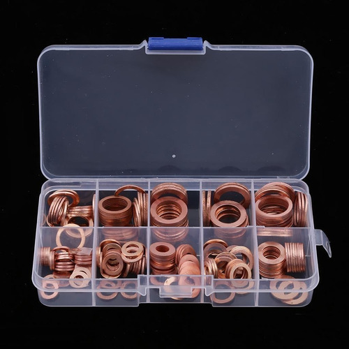 ... . 200 Piezas De Juntas De Sellado De Anillo Plano De