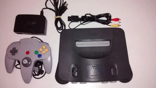 Nintendo 64 + Controle + Fonte + Av + Jogo Brinde