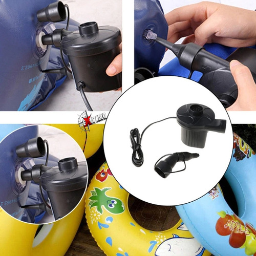 Imagen 7 de 10 de Inflador Colchón Eléctrico 220v Gomon Inflable Bote Camping