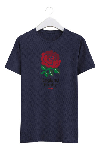 Remera Picton England Rugby Blue Marine Rosa De Inglaterra