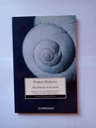 Libro Residencia En La Tierra. Pablo Neruda