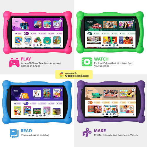 Tablet Contixo V10 Verde, 7'', Con Lapiz, Wifi, 16 Gb Hd