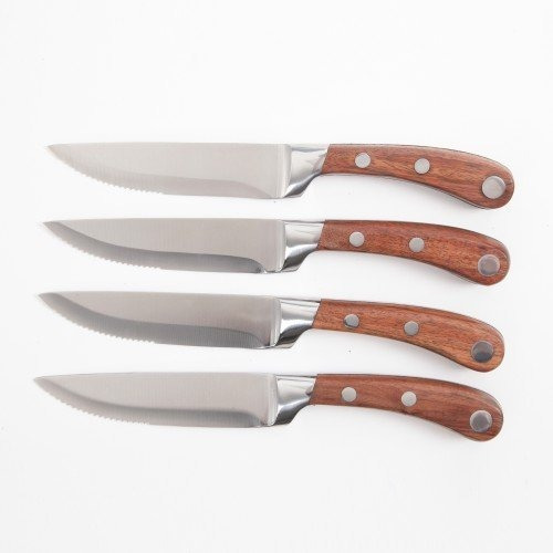 Steak Knife Set By Oster Acero Inoxidable 4 Piezas Cuchillo 