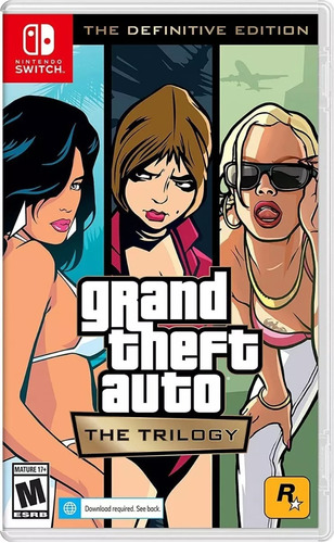 Gta Grand Theft Auto Trilogy Definitive Nintendo Switch***