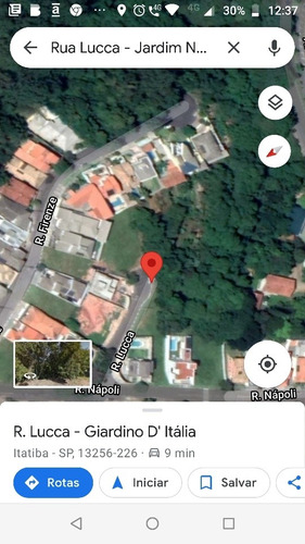 Imagem 1 de 10 de Chácara Com 1240 Metros Em Condomínio Aberto Em Itatiba Sp