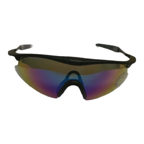 Lentes Bicicleta Ciclismo Negro Cristal Colorfull Zuba