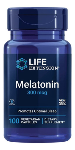 Extensión De La Vida Melatonina 300 Mcg Suplemento Para Dorm