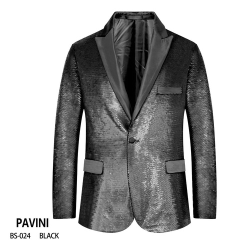 Saco Musicos Bandas Lentejuela Brillosos Marca Pavini Bs-024