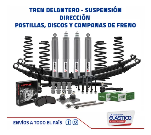 Amortiguadores Peugeot 406 Sadar (kit X4)