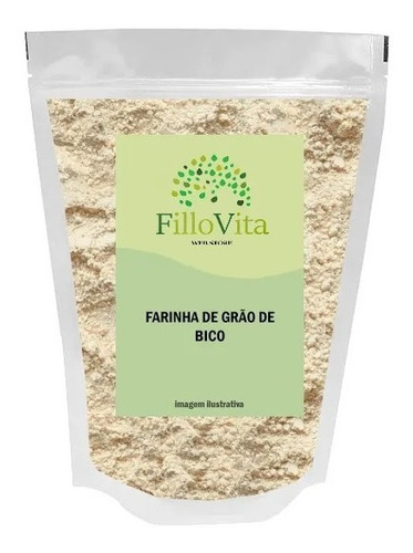 Farinha De Grão De Bico - Embalagem De 1kg 