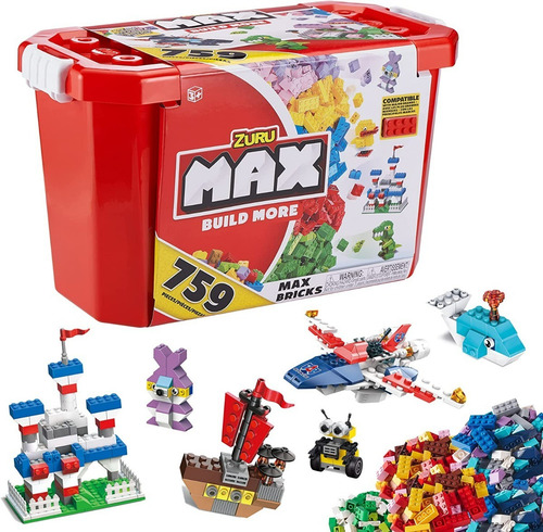 Bloques para armar Zuru Max Build More 759 piezas en caja