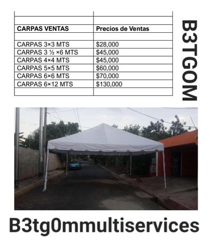 B3tgom Venta De Carpas Estructurales 