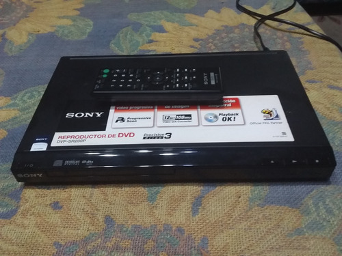 Reproductor De Dvd Y Cd Sony Mod. Dvp-sr200p Control Remoto