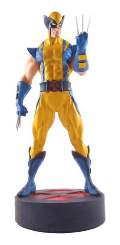 Boneco Wolverine X-men Em Resina 25cm