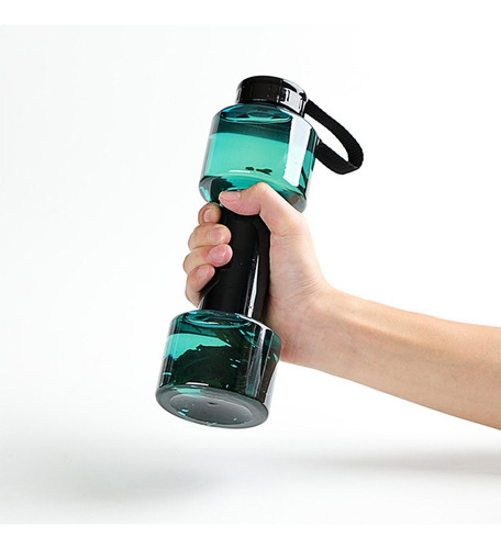 Botella De Agua Pesada Con Forma De Mancuerna Para Viajes