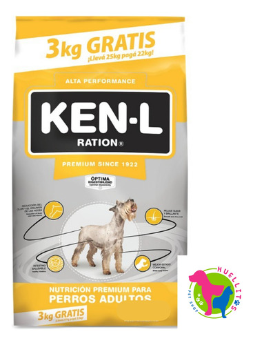 Ken L Perro Adulto X 15+3 Kg- Envio Gratis Todo El Pais