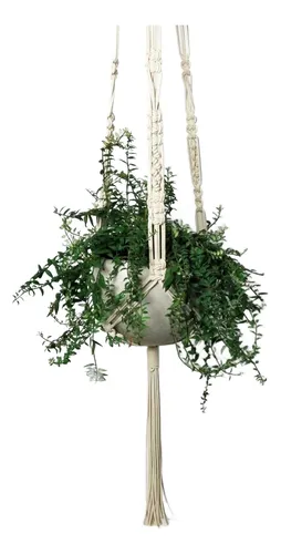 Colgante Para Plantas - Macetas Extra Grande / Macramé Boho