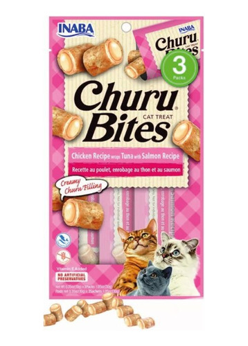 Churu Bites Snack Para Gato X3