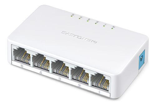 Switch Mercusys Multipuerto Internet 5 Puertos 10/100 Mini